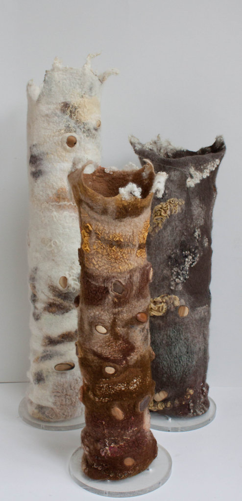 "Tree Trunk Trio"